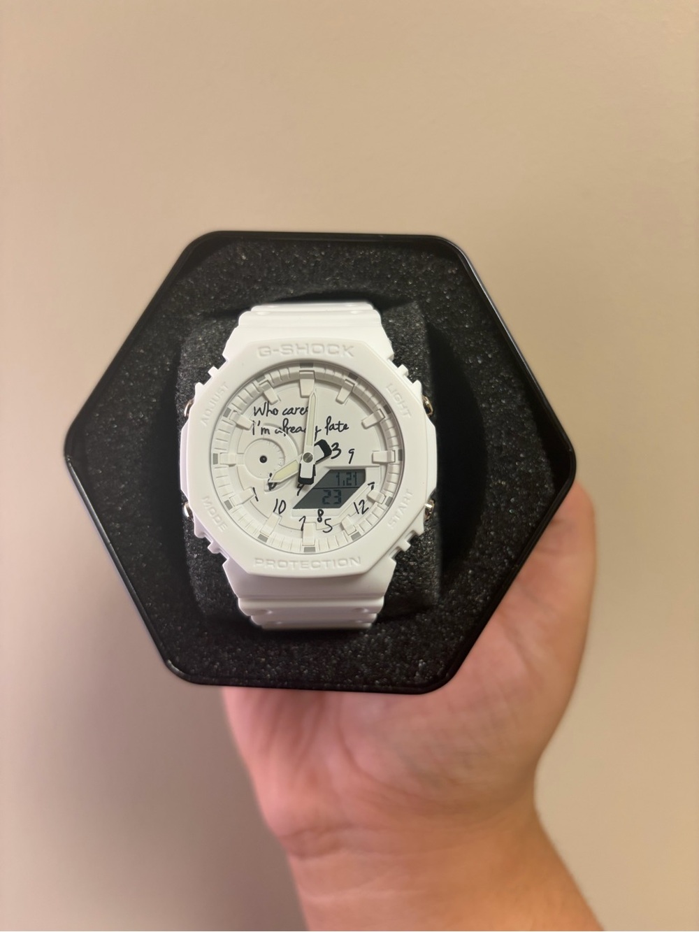 G-Shock White Analog-Digital Sport Watch
